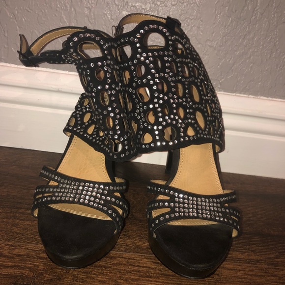 Kelsi Dagger Rhinestone Heels - Picture 2 of 2